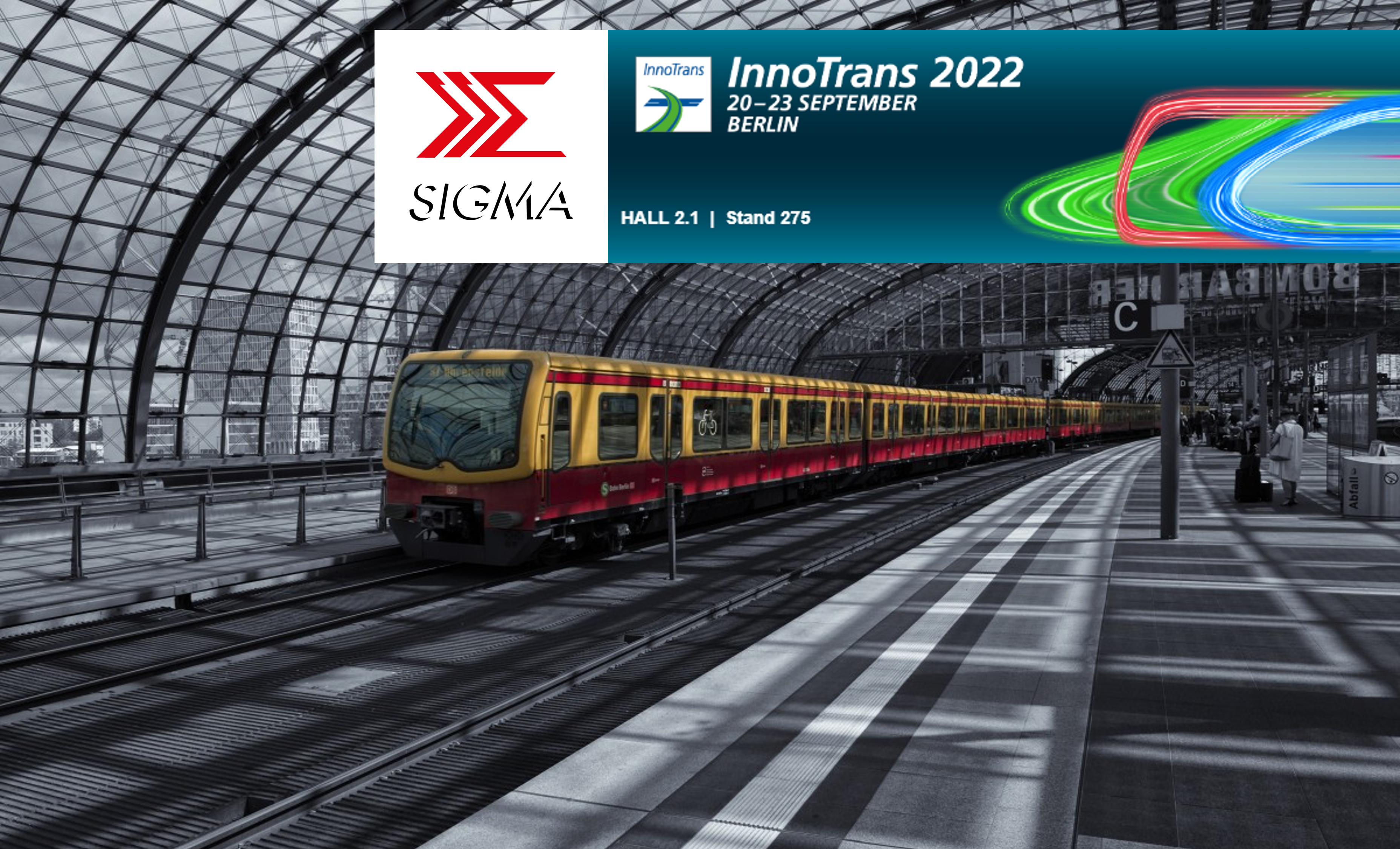 Sigma sarà presente ad InnoTrans 2022                 a Berlino