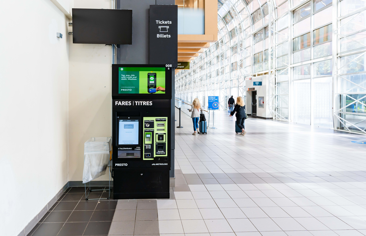 Sigma started to install a new generation of  Ticket Vending Machines (TVMs) in Toronto, Canada