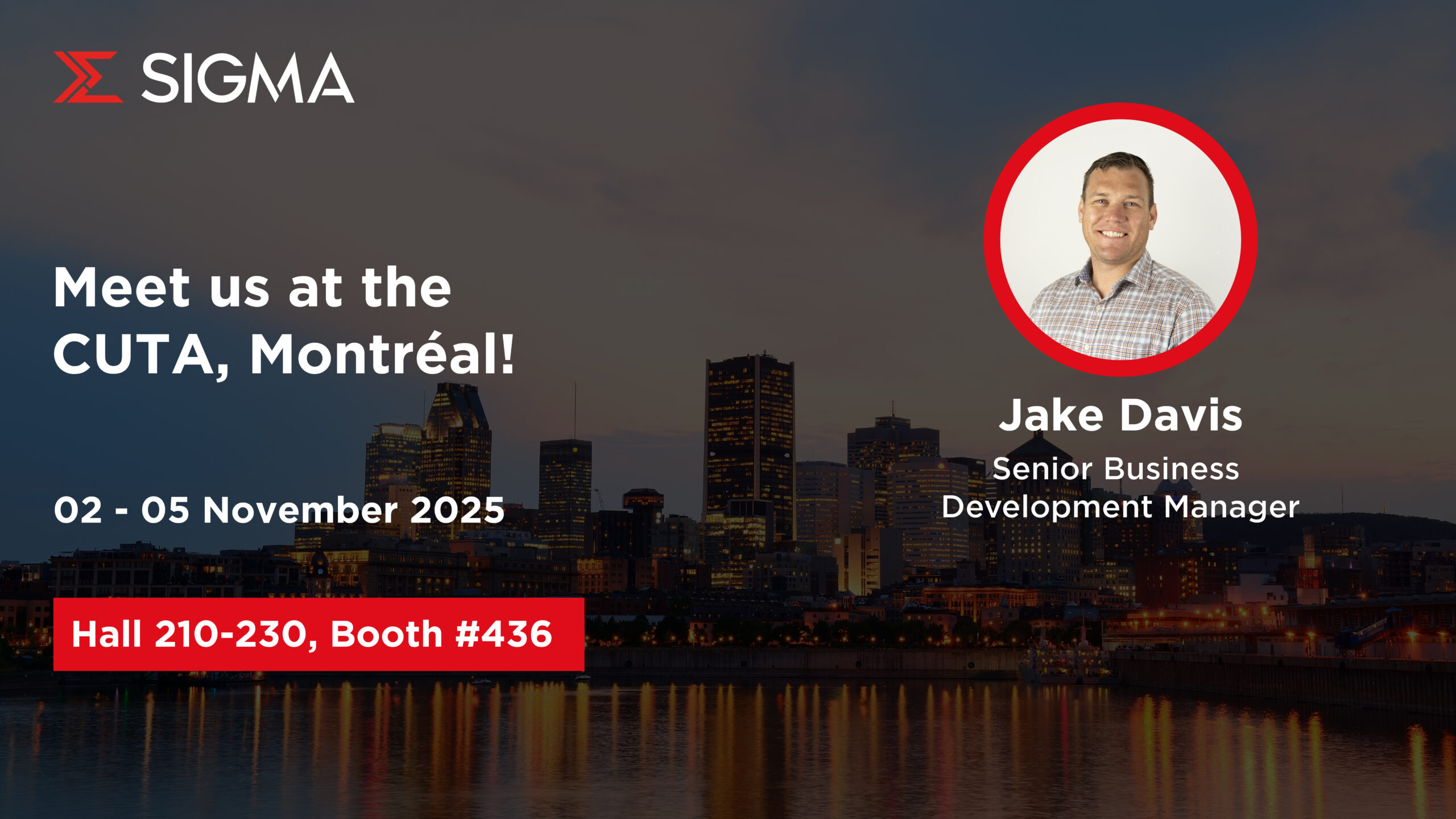 Sigma in the CUTA, Annual Fall Conference & Transit Show 2025 in Montréal